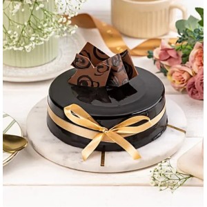 Decorated Chocolate Truffle Cake Half Kg