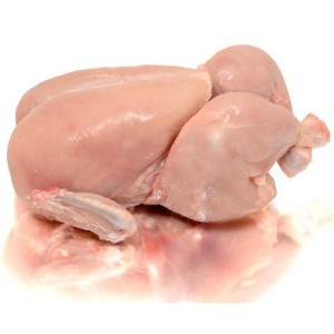 Whole Skinless Chicken, Half Cut 450-500g