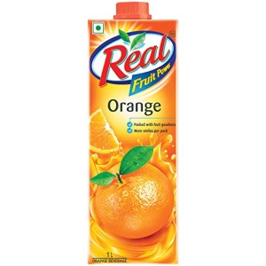 Real Orange Fruit Juice 1Ltr 