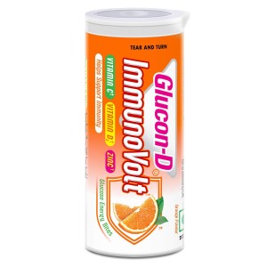 Glucon-D Immuno Volt Vitamin C Chewable Tablets 18g