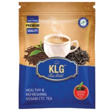 KLG Assam CTC Tea Strong Blend 250g (Tea Gold)- Pouch