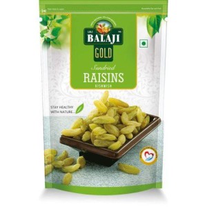 Lali Balaji Kismish Green Dry Raisins Regular 250g