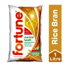 Fortune Health Refined Rice Bran Oil 1Ltr (Pouch)
