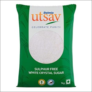 Dalmia Utsav Sulphur Free White Crystal Sugar 1Kg