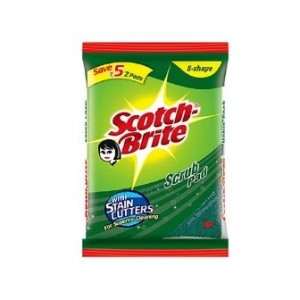 3M - Scotch Brite Scrub Pad 7*10cm, pack of 3, 1Pc
