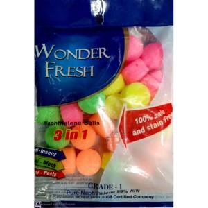 Wonder Fresh Naphthalene Ball Colorfull 100g