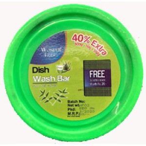 Wonder Fresh Dish Wash Bar with free Scrub worth Rs.20, 1Pc