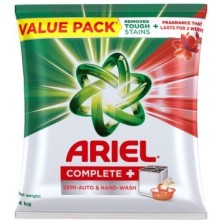 Ariel Complete Semi-Auto & Handwash Laundry Detergent, 4Kg