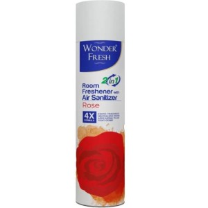Wonder Fresh Room Freshener with Air Sanitizer Rose 250ml