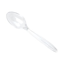 Plastic Disposable Spoon Plain 100Pc of 1Pack