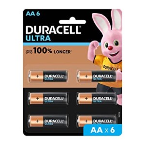 Duracell Ultra AA Last Upto 100% Longer pack of 6