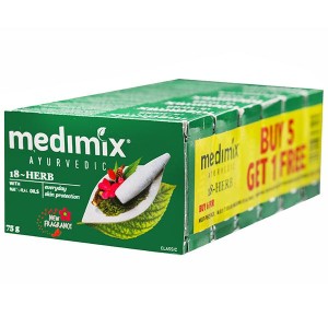 Medimix Ayurvedic 18-Herbs Soap 300g, 4Pc