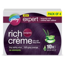 Godrej Expert Creme Hair Colour Burgundy 4.16, 12ml+12g