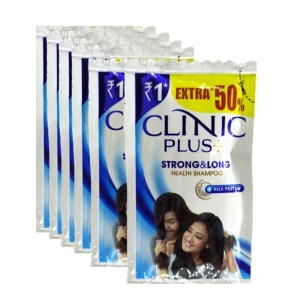Clinic Plus Strong & Long Shampoo Sachet (Pack of 10)