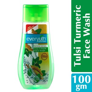 Everyuth Anti Acne, Anti Mark Tulsi Turmeric Face Wash 100g