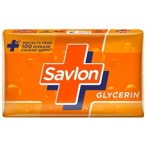 Savlon Glycerin Germ Protection Bathing Soap Bar, 45g (Pack of 4)