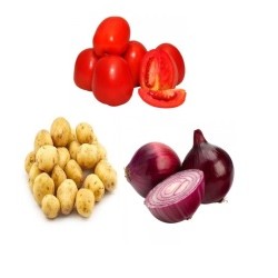 Aloo, Onion & Tomato, Each 500g